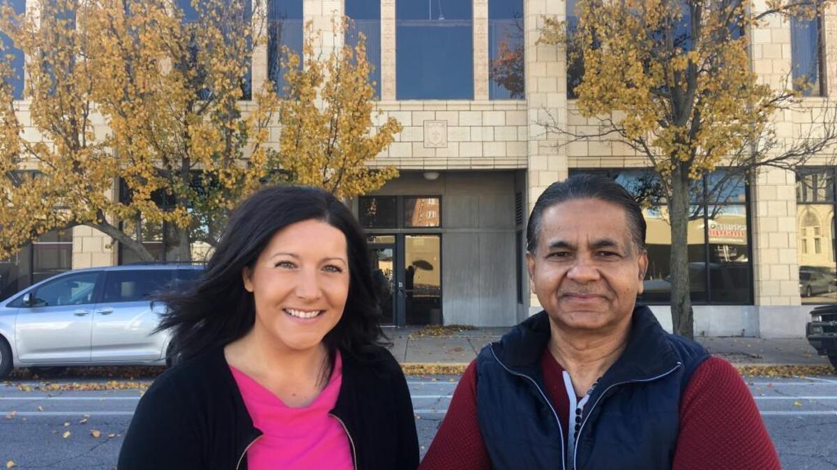 Chelsea French and Abdul Arif are moving the Mayflower Clinic to First and Topeka to a space that can one day be self-sustaining for the free medical clinic.