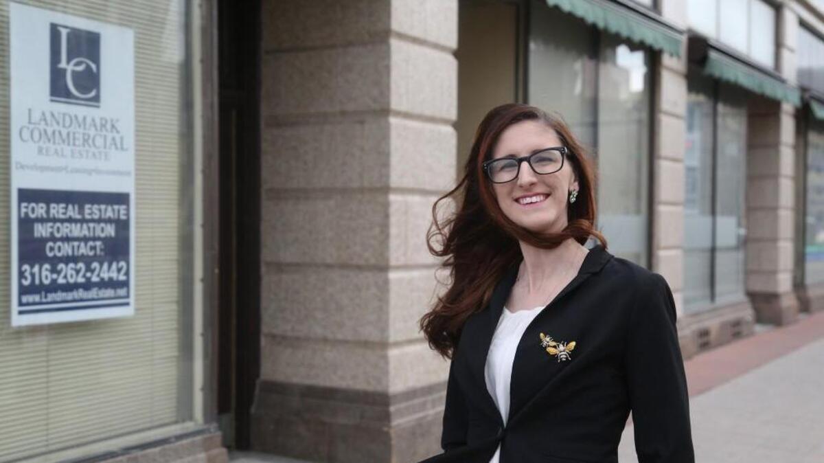 Andrea Stang wants her Hive co-working space in the Orpheum Office Building to be a supportive atmosphere geared to helping businesswomen.
