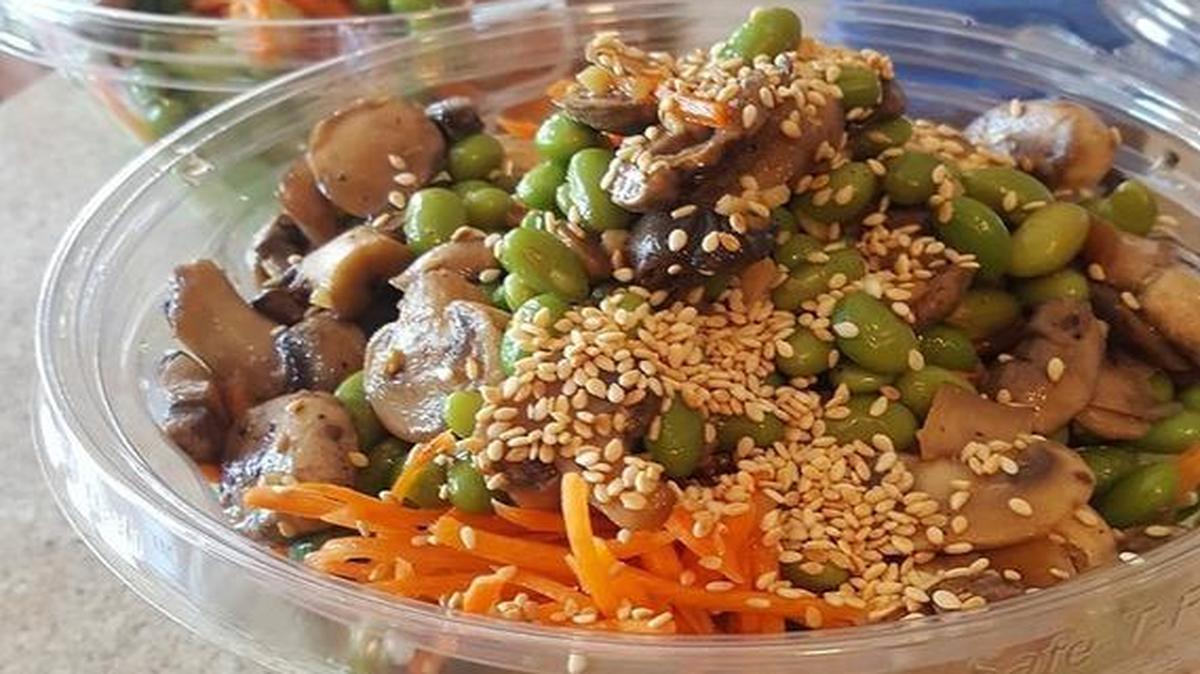 Kira Ottaway’s gluten-free and vegan Asian noodle salad, which is a sample of what she hopes to serve at the Perfect Plate.