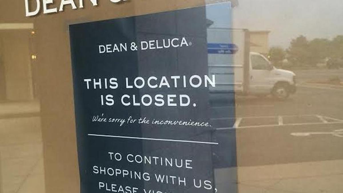 This sign now greets people at the Dean & DeLuca store that’s been in the Shops at Tallgrass since November.