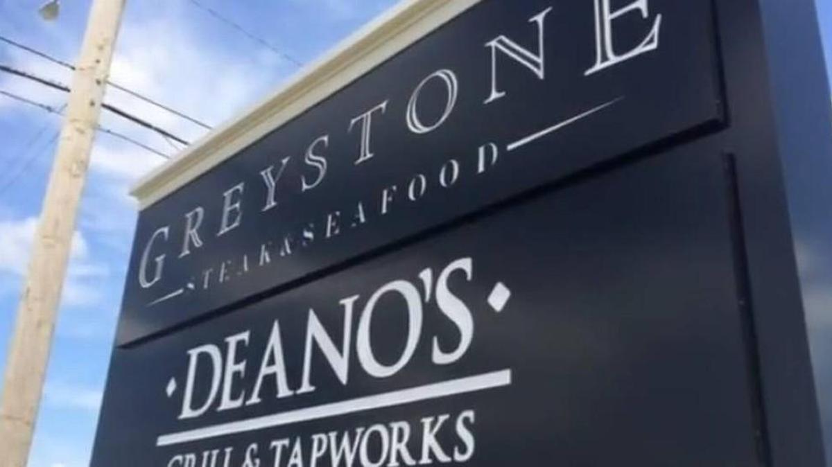 Greystone Steak & Seafood is not for sale, but the building it’s in is.