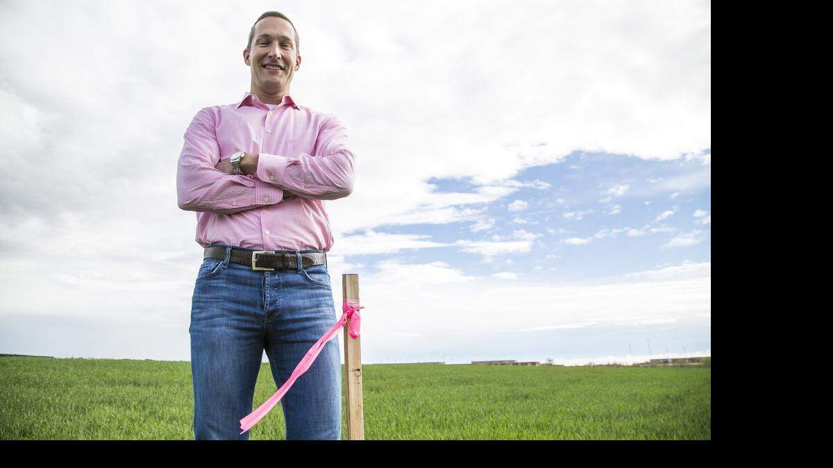 
Paul Jackson at the Maize road site south of 37th Street where he’s going to build a 228-unit SunStone Apartment Homes at Fox Ridge Plaza.
