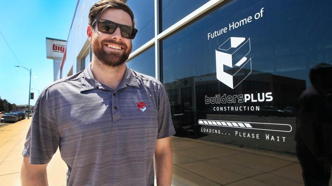 Chris Callen, CEO of Builders Plus Construction, is reserving part of his new office space for startup companies.