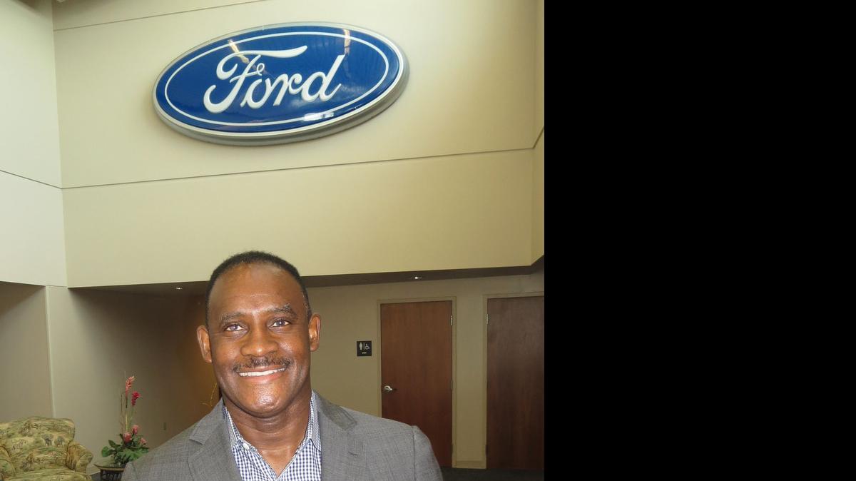 
Frederiek Toney, a Ford Motor Co. corporate officer in Detroit and vice president of Global Ford Customer Service Division, was in Wichita on Tuesday visiting Rusty Eck Ford.
