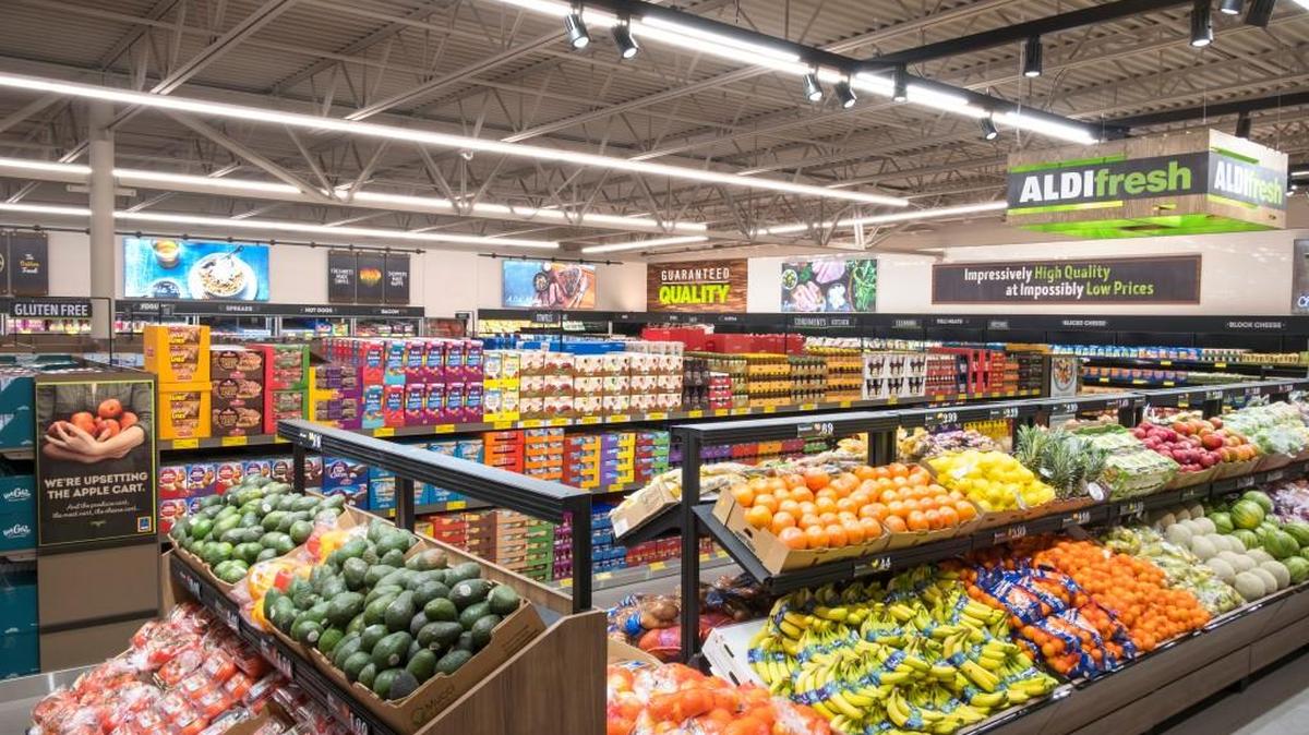Remodeled Aldi stores will feature more fresh items, organic foods and more gluten-free and pro-biotic items.