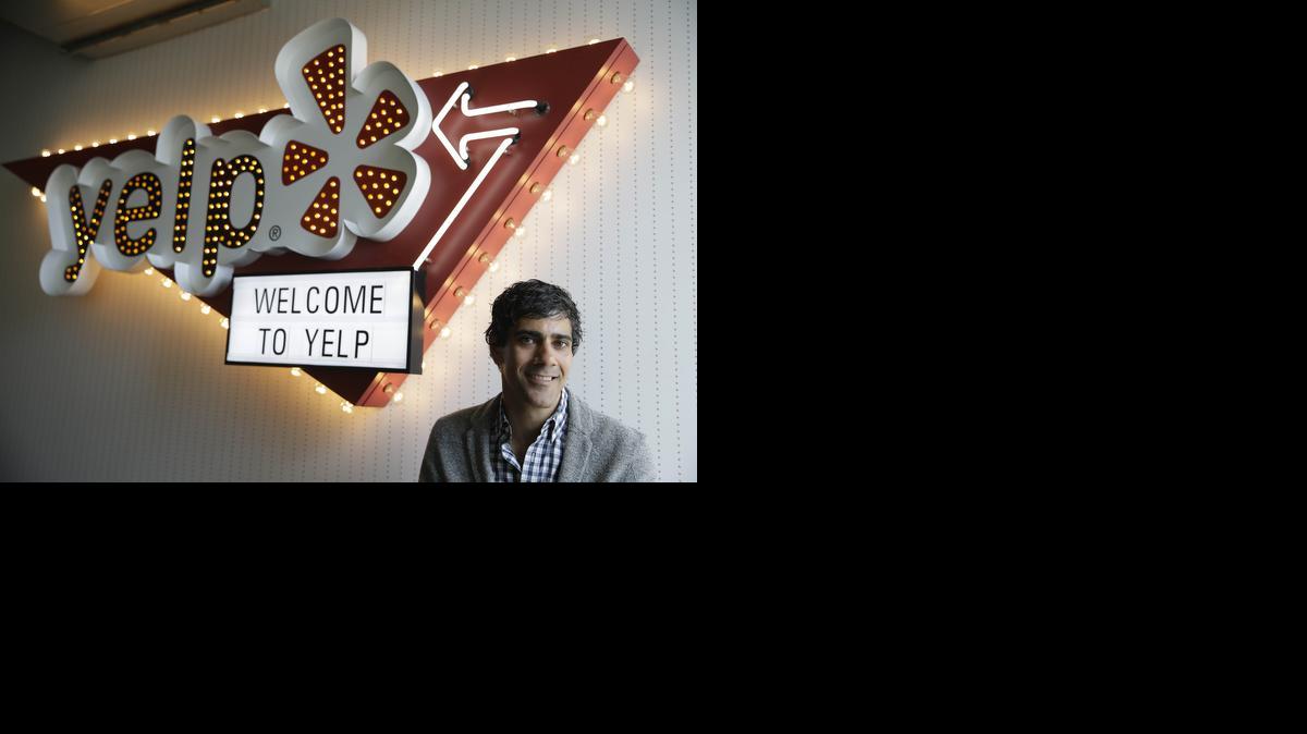 
Yelp CEO Jeremy Stoppelman says he still writes reviews for the 10-year-old company he helped create.
