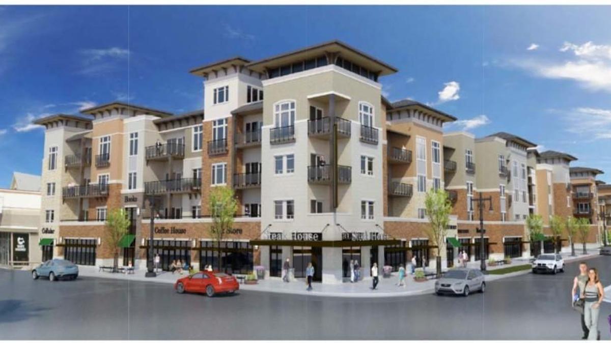 Uptown Landing in College Hill will include 176 apartment units and between 15,000 and 18,000 square feet of retail space.