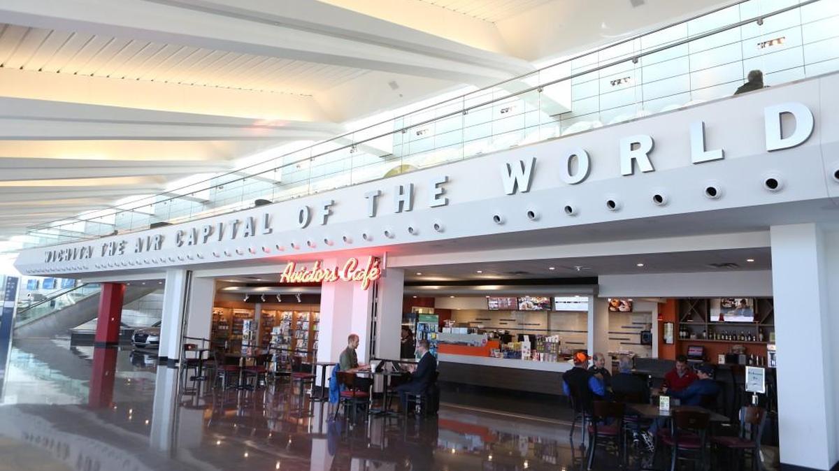 The Aviator's Cafe at Wichita Dwight D. Eisenhower National Airport in November 2015.