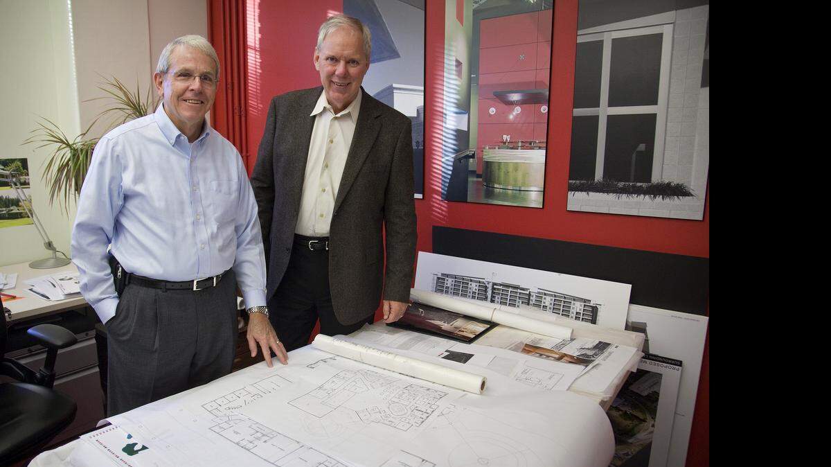 
Dan Wilson, left, and Wes Darnell, founders of WDM Architects (Oct. 27, 2010)
