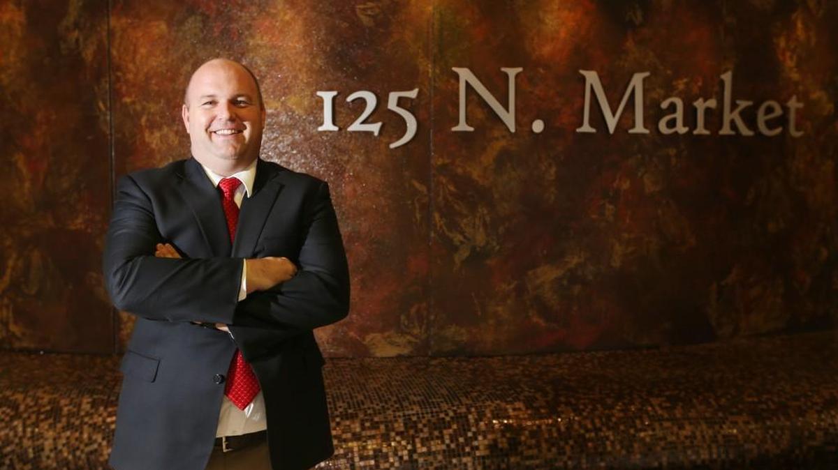 Bryce Baker is VP for corporate real estate for Security National, the Utah-based life insurance company that owns the 125 N. Market building in Wichita. (December 17, 2015)