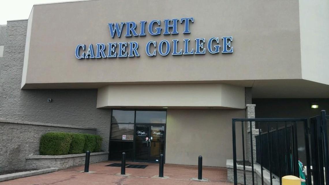 Wright Career College, which had a location at Towne East Square, shut down Thursday night.