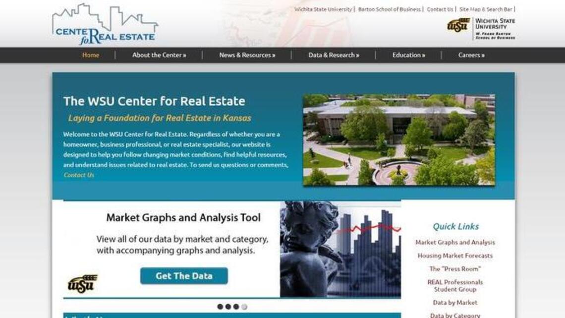Wichita State’s real estate center takes research tools up a notch