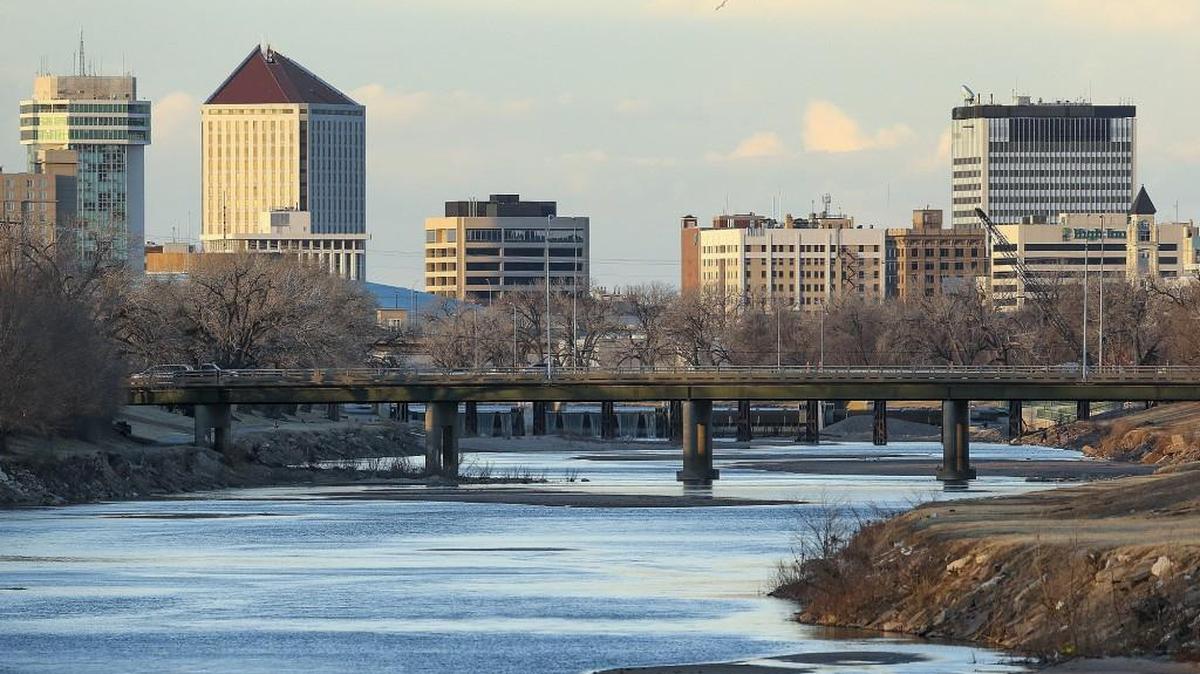Downtown Wichita skyline shot in 2014.