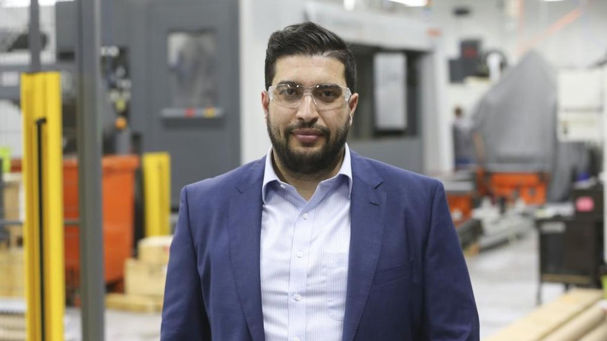 Amir Etezazi is CEO of Etezazi Enterprises, an aircraft parts and components subcontractor.