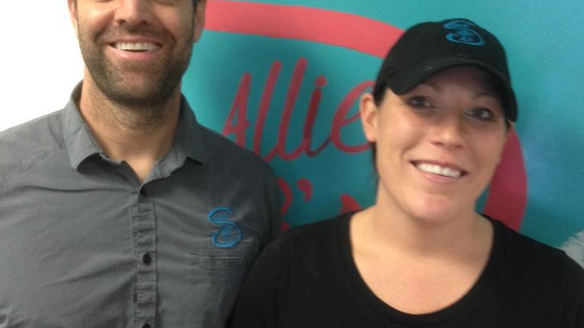Tyson Tompkins and Allie Tylski are planning to open Sweet Allie B’s next month, a spin-off of their catering business.