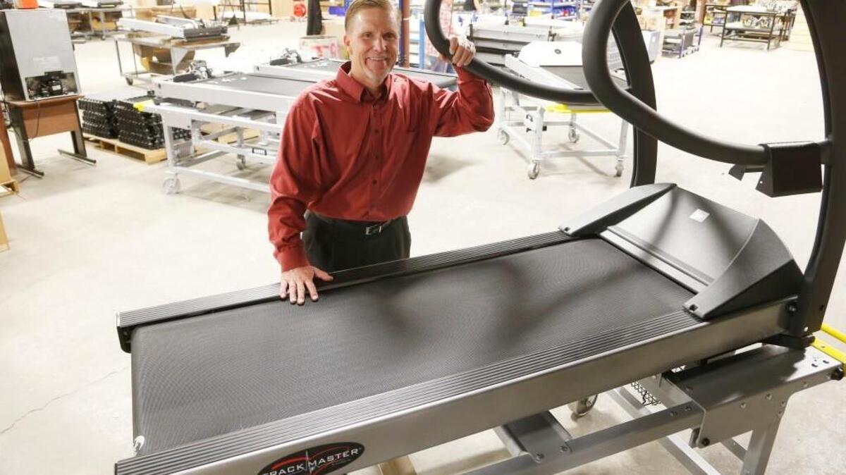 Doug Scheible is general manager at Full Vision. The Newton company makes treadmills for the medical field.