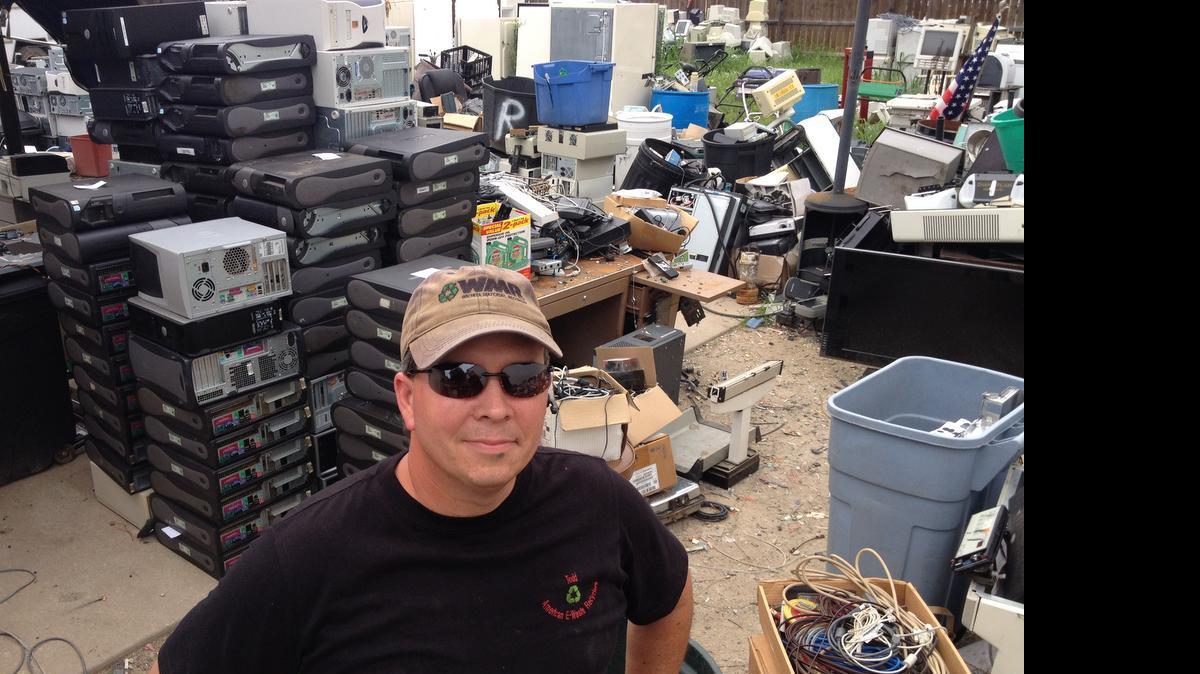 
Todd McGee owns American Ewaste Recyclers on South Washington.
