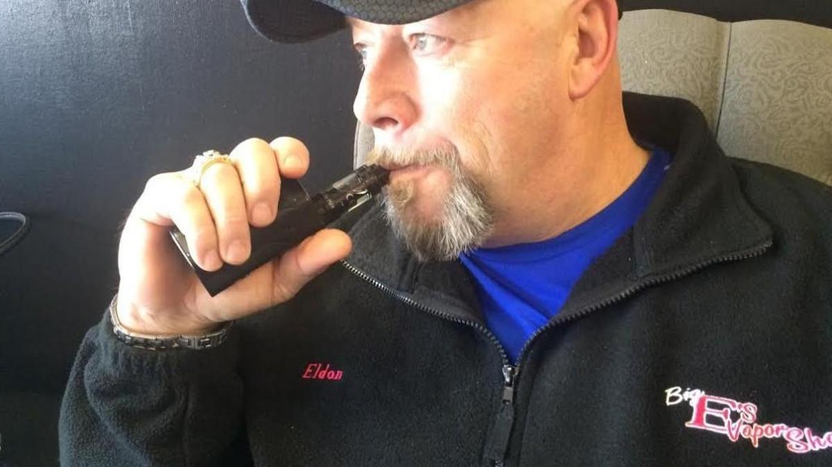 Eldon Simmons says Big E's Vapor Shop is growing rapidly. There are seven stores in Wichita and the company expects to open four more in the Kansas City area this year.