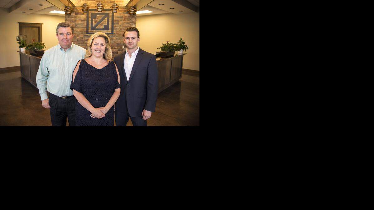 
Zernco owner Ashley Thill, center, and Jason Boling, left, and Scott Marko are among the leadership team at the contracting company that continues to grow and expand its services. 
