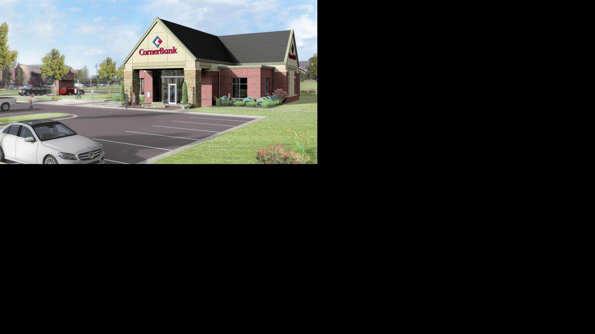
CornerBank hopes to occupy its 6,000-square-foot Wichita branch at the northeast corner of Berkeley Square Parkway and 13th Street in May.
