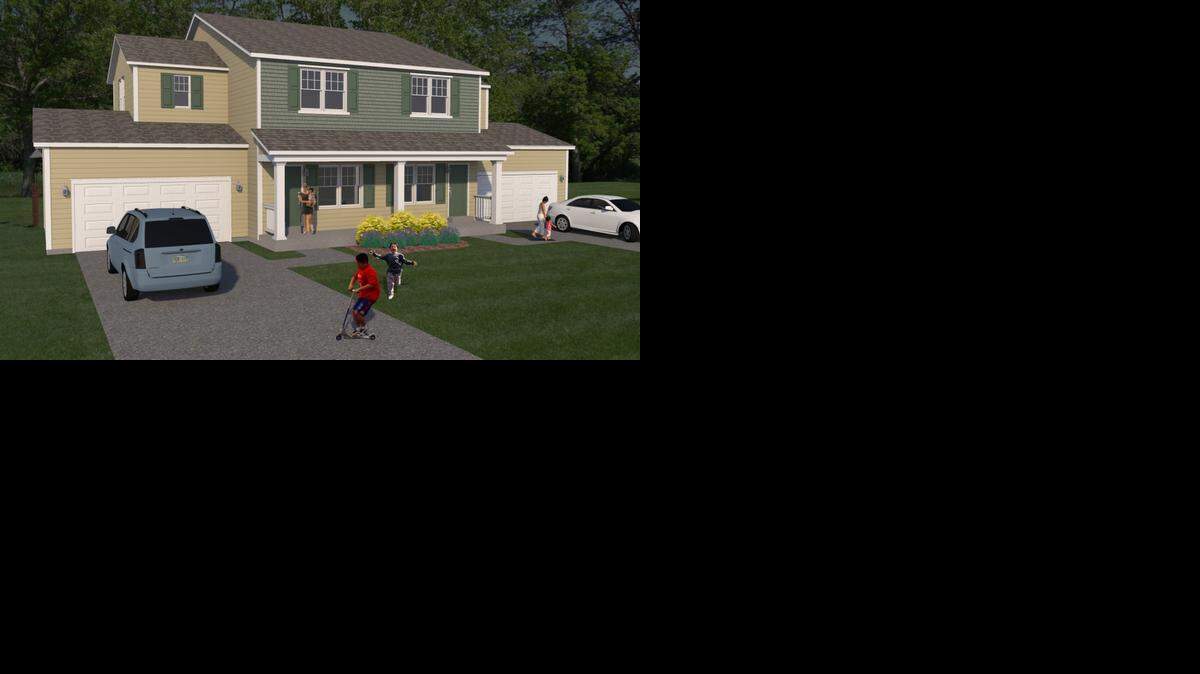 
New duplexes planned for McConnell Air Force Base will look similar to the one pictured here.
