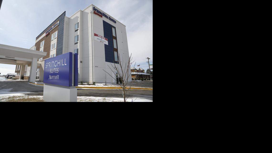 
The new SpringHill Suites by Marriott Wichita Airport opened in late January, and so far, it’s one of the few major hotels planned to open in the area this year.
