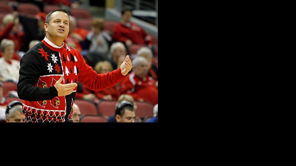 
Even coaches have joined the trend. Louisville coach Jeff Walz donned his Cardinals sweater in a game against Old Dominion earlier this month.
