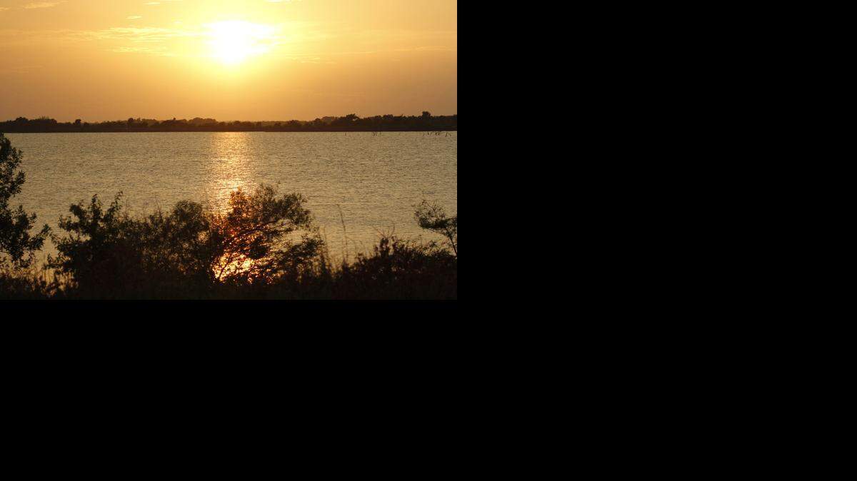 
The sun sets at El Dorado State Park. At 4,300 acres, it’s Kansas largest, and most heavily used state park.
