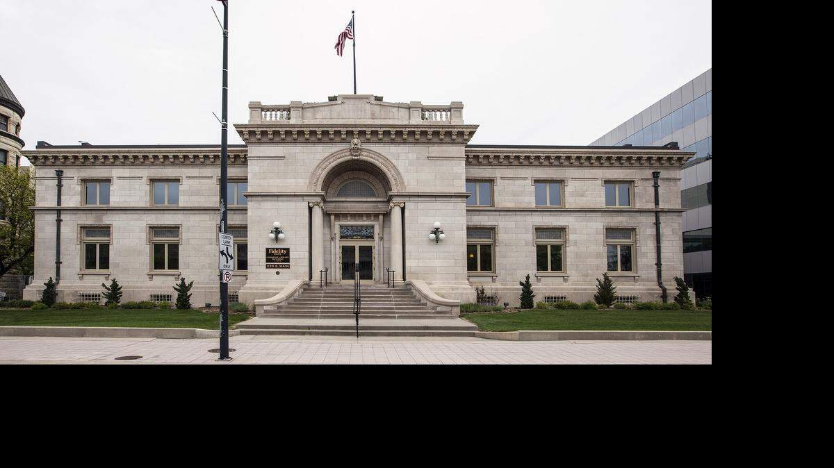 
Wichita’s Carnegie Library celebrates 100 years. Fidelity Bank has renovated the building and now uses the former City Library for offices. (April 23, 2015)
