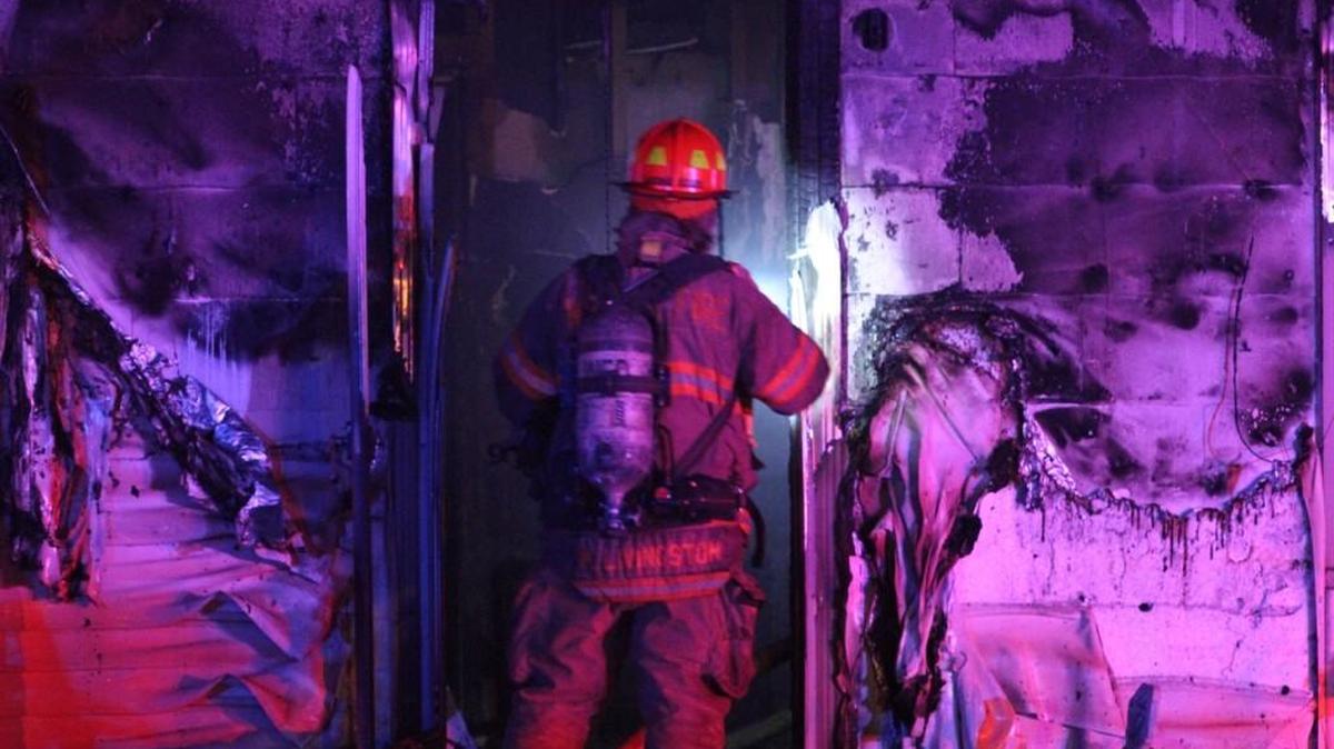 A fire caused major damage to a house in the Indian Hills area and sent one man to the hospital on Wednesday night. (Feb. 10, 2016)