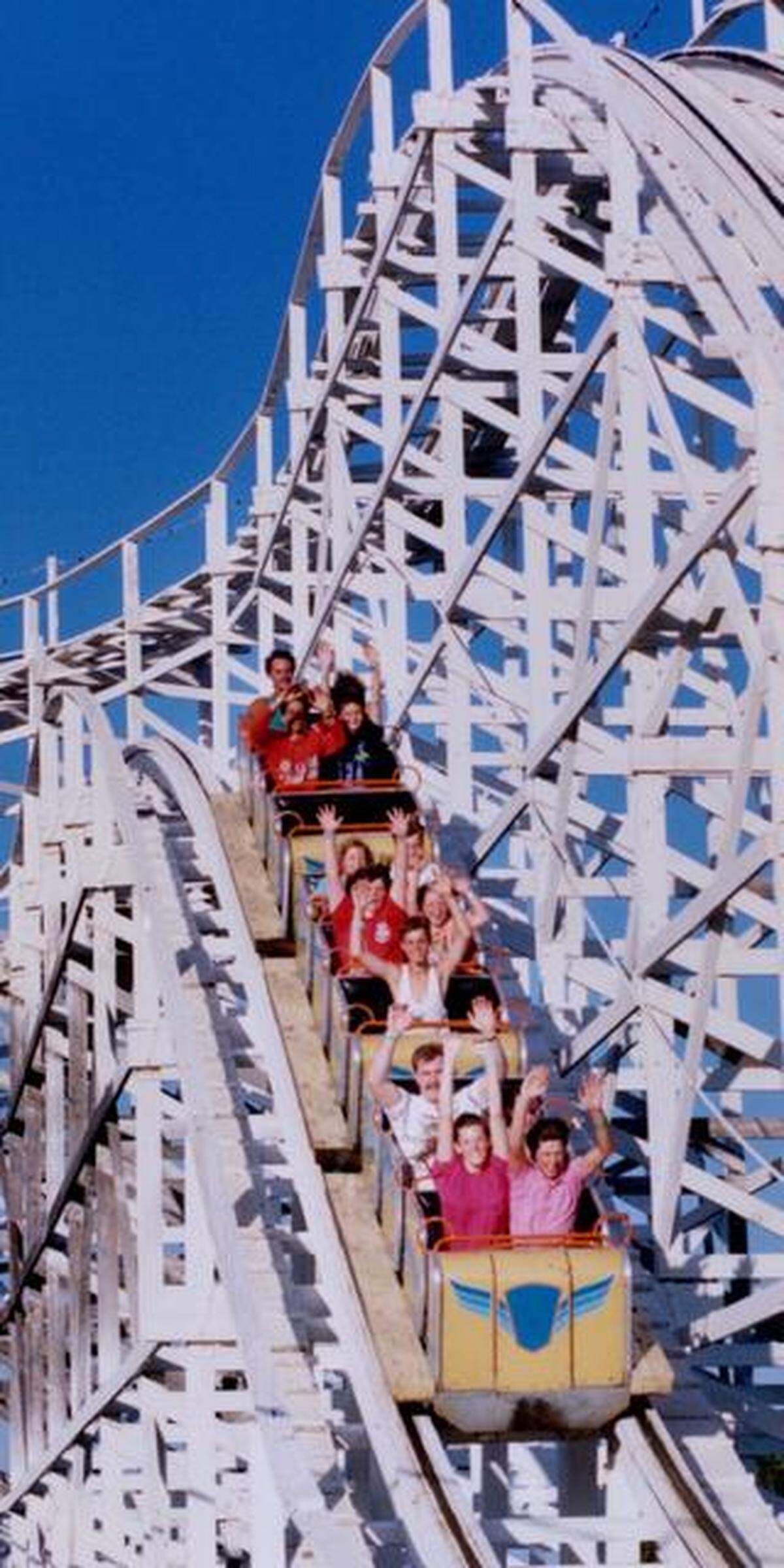 The roller coaster at Joyland remains as one of the favorite rides for those that visit the park in the summer.