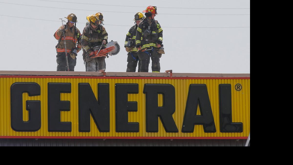 
 More than 70 firefighters were sent to the fire, which was reported just after 1 p.m. Tuesday. 
