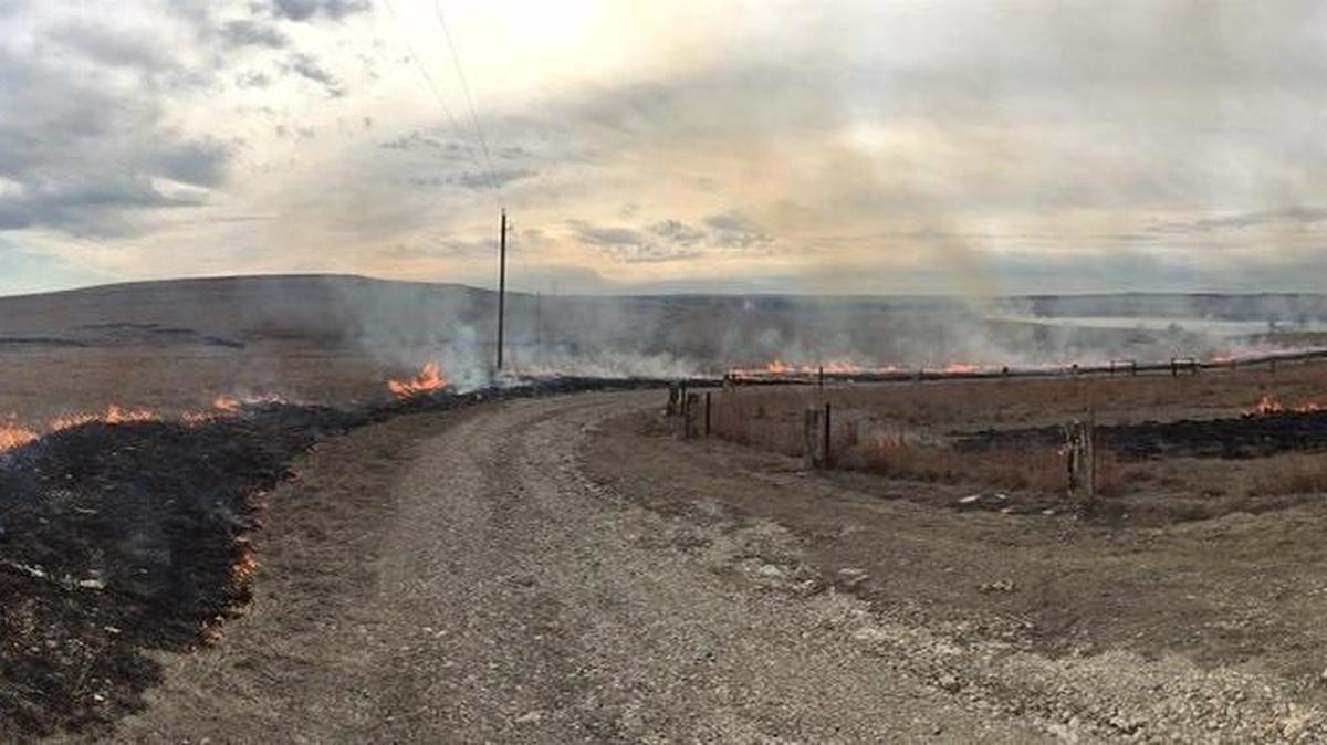 Range burning in Flint Hills