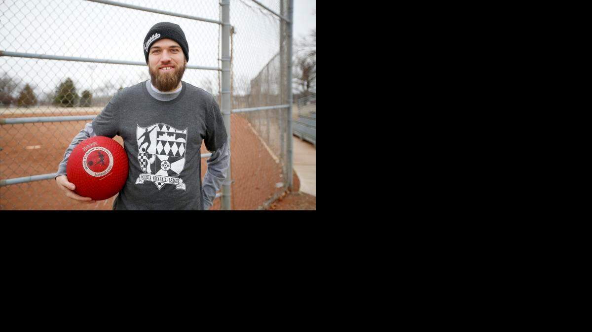
Devin Halsey is part of the Wichita Kickball League. (Feb. 15, 2015)
