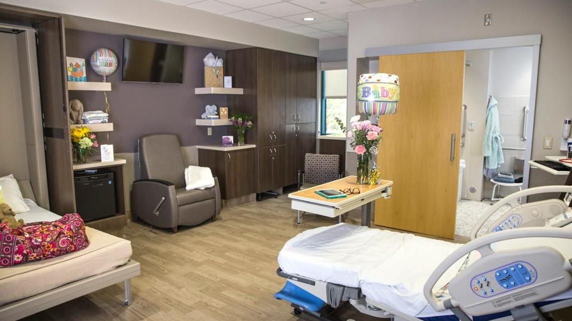 Patient rooms at Wesley Birth Care Suites have been renovated.