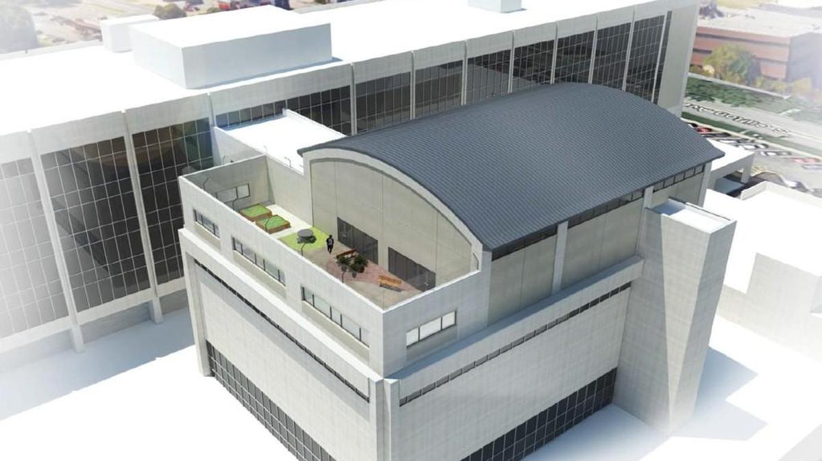 A rendering of the recreational activity area, part of the Via Christi St. Joseph renovation.