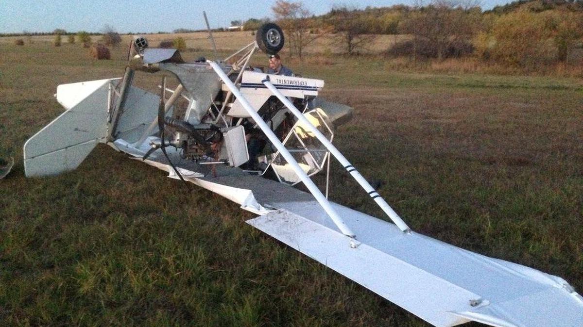 Delwyn Schmidt, 62, of Bennington, died after his experimental plane crashed Sunday in Ottawa County.