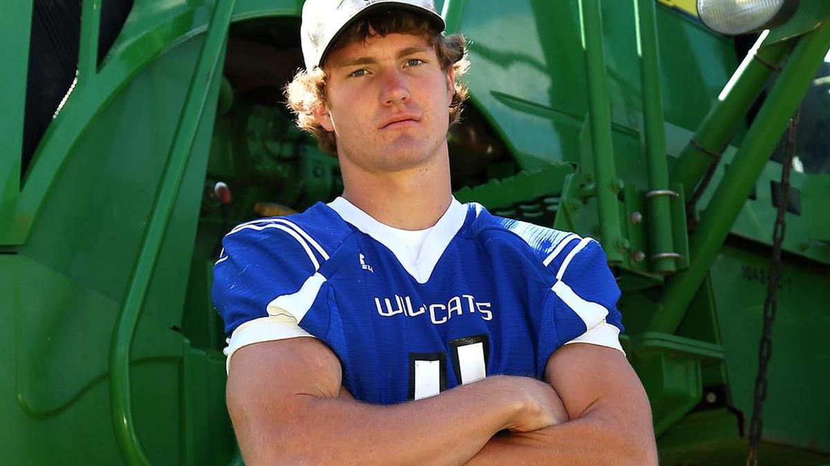 Luke Schemm, a Wallace County High senior, died after collapsing during the Wildcats’ eight-man football playoff game against Otis-Bison on Tuesday night.