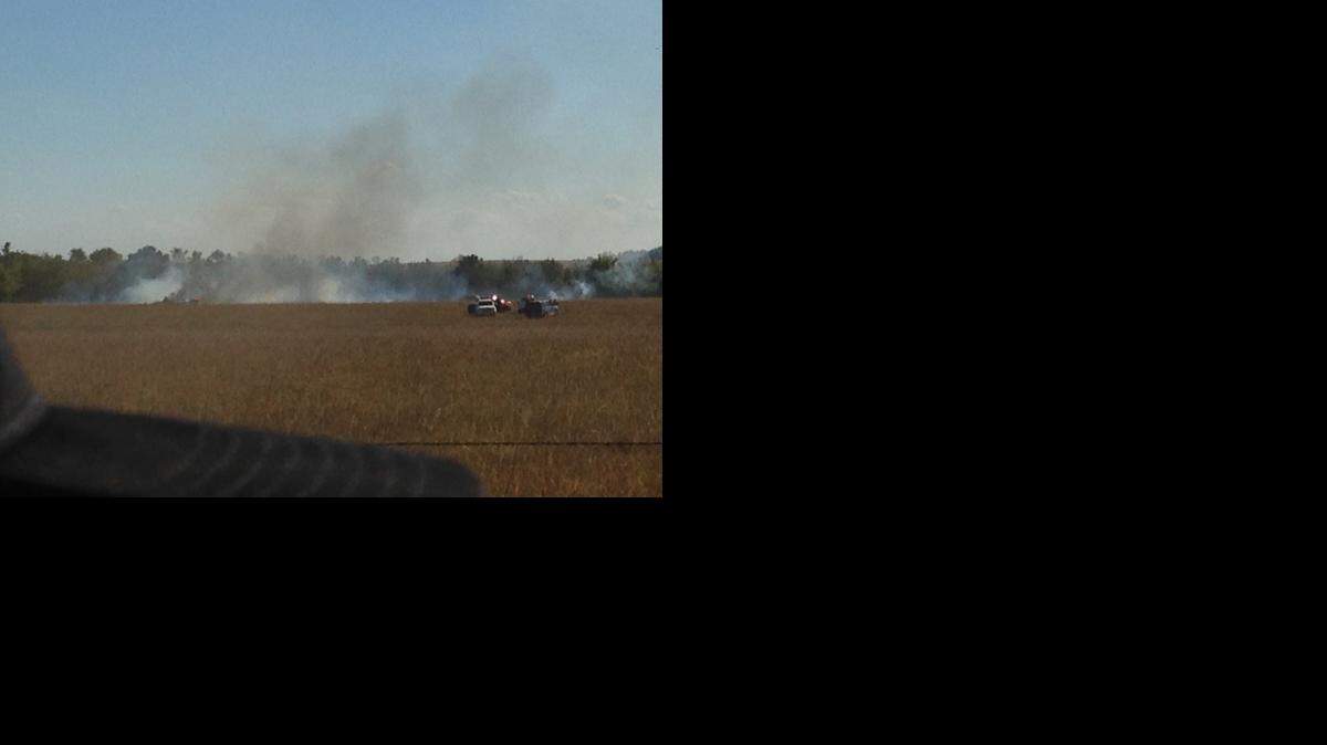 
A photo of the F-16 crash site in Elk County posted on Twitter in October by Dakota Chamberlain
