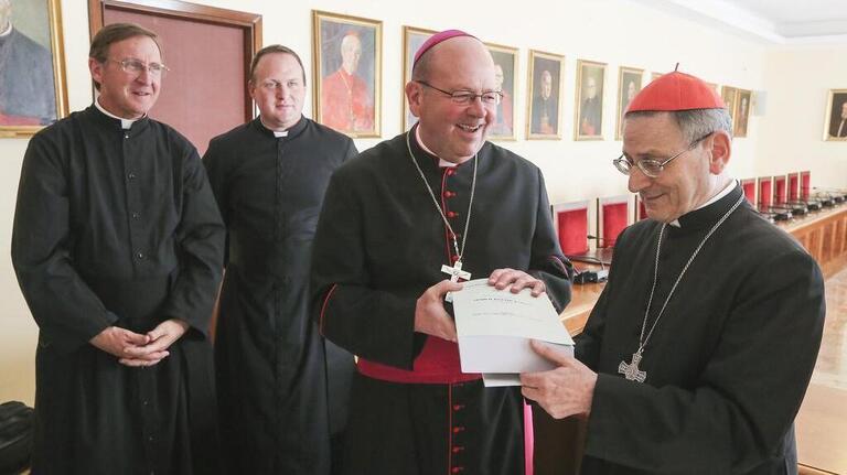 PHOTOS: Wichita bishop presents Kapaun's cause to cardinal in Rome