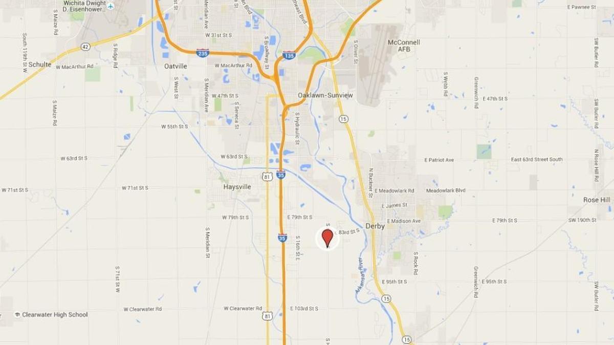 According to the Sedgwick County Sheriff’s Department, the car slide sideways off the road at 87th Street South and Hillside at 4:14 a.m.
