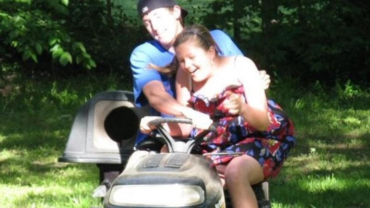 Tess Smith with her brother, Evan Smith.