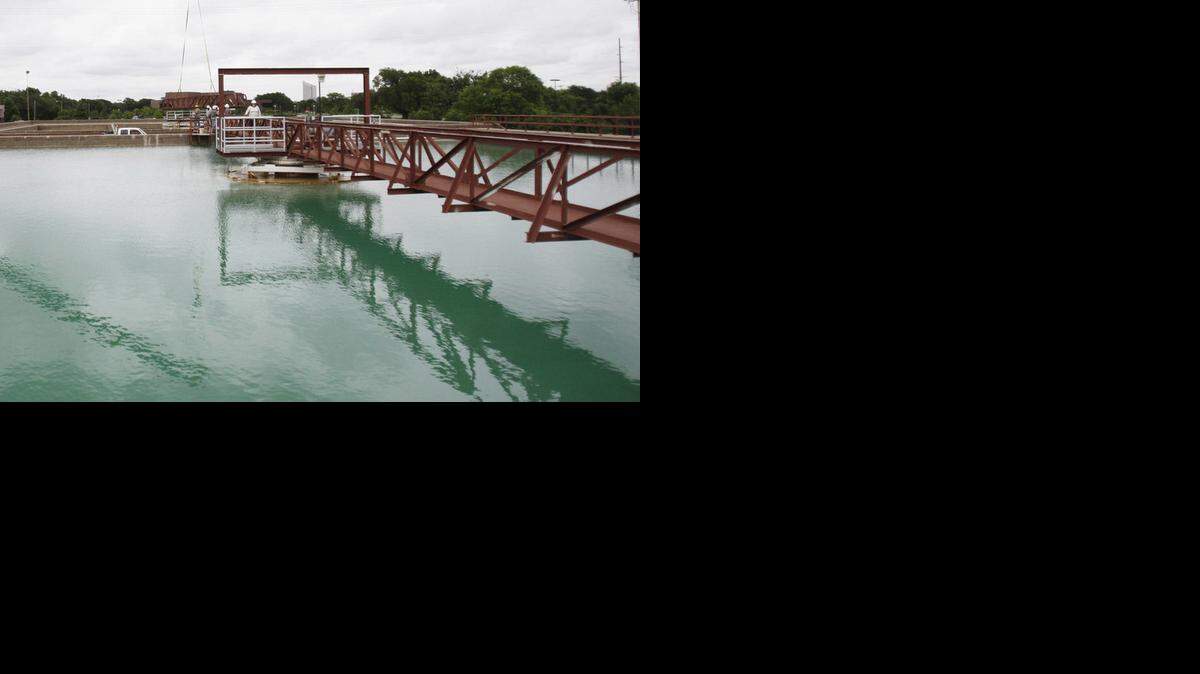 
The Wichita water treatment plant near Sim Park.
