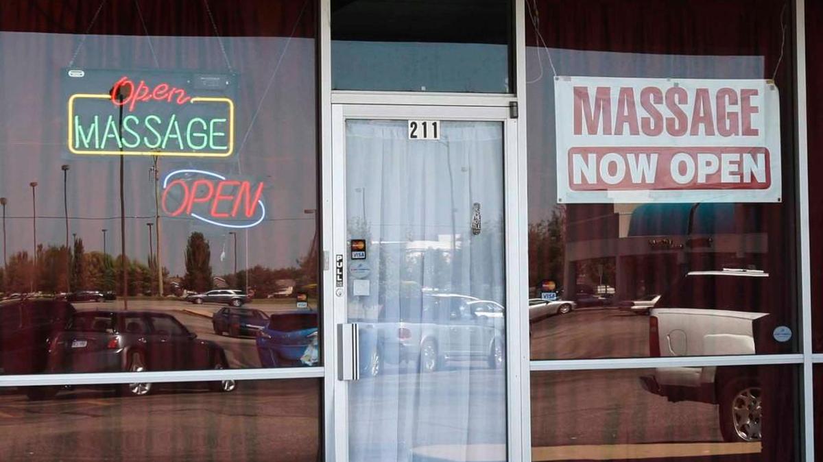This massage parlor was one of several that were under investigation in 2010. The city of Wichita will consider licensing massage businesses in an effort to help crack down on human trafficking.