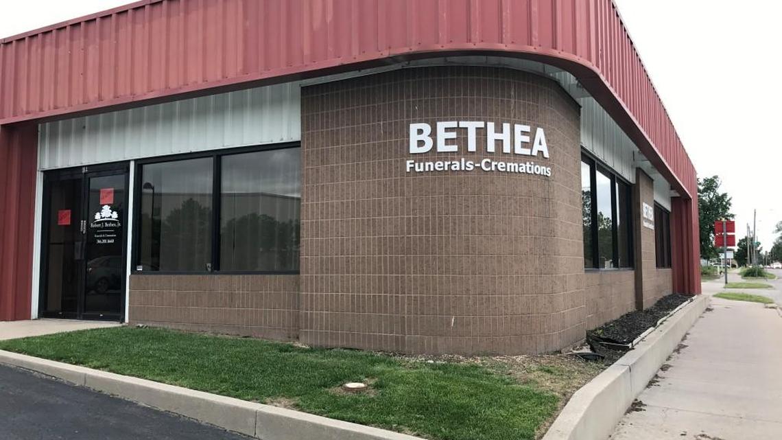 The Kansas Department of Revenue raided Bethea Funerals and Cremations, 615 W. Maple, on Tuesday, seizing the company’s assets. (May 23, 2017)