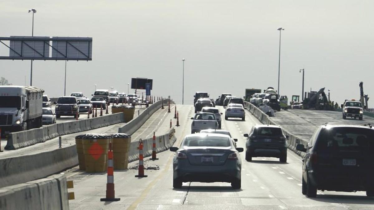 Traffic on Kellogg.