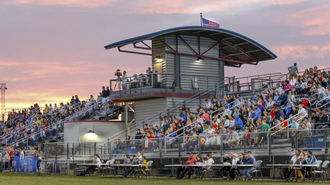 The main stadium at the Stryker sports complex will be upgraded with an artificial-turf field, more seating for spectators, berms for picnic-style seating and more restrooms.