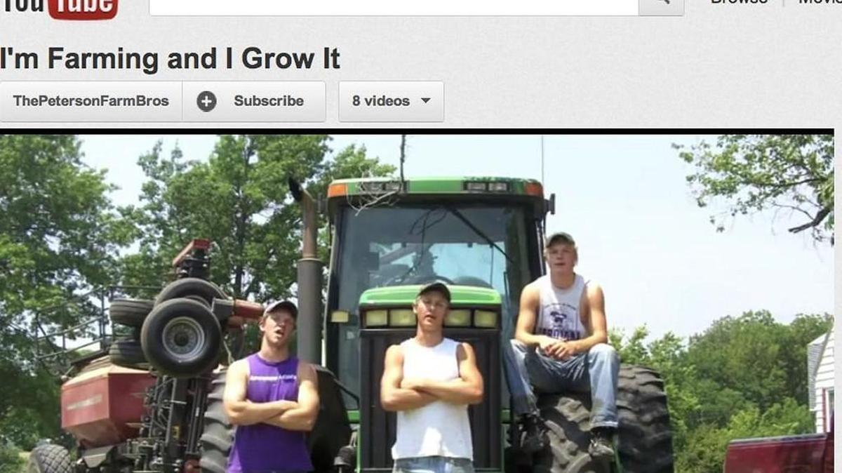 The Peterson brothers of Assaria, Kansas became internet sensations in 2012 with a parody video on YouTube about their life on the farm.