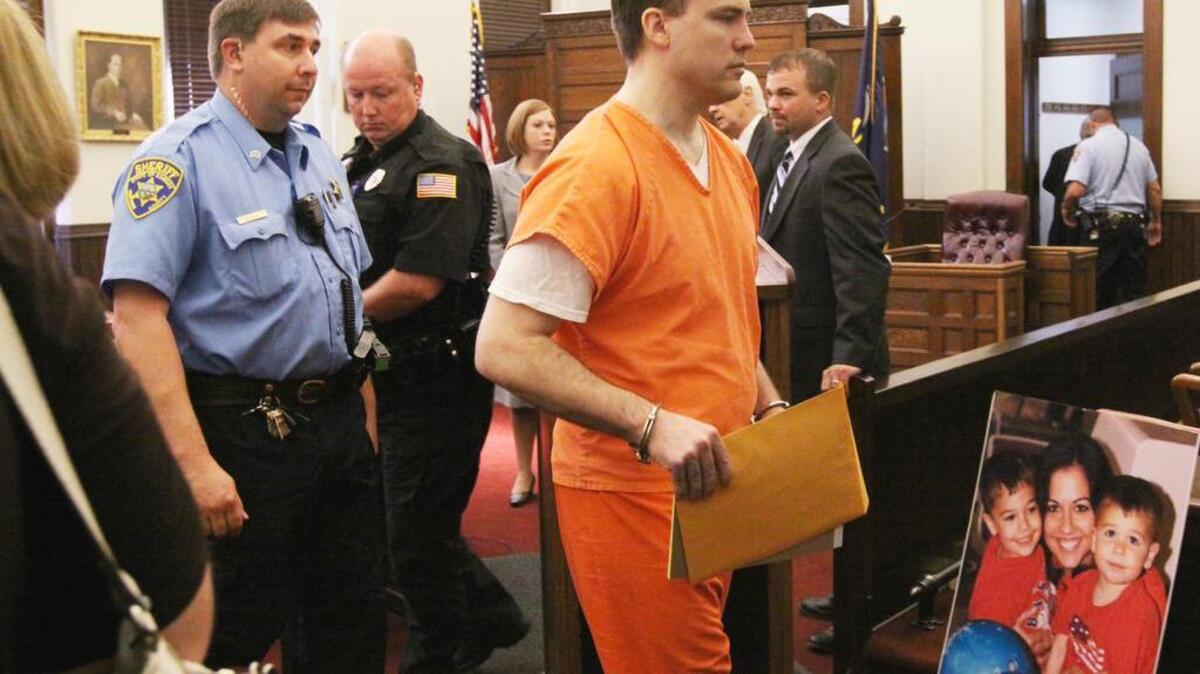
Brett Seacat leaves a Kingman County courtroom on Aug. 5, 2013, after being sentenced to more than 31 years in prison for killing his wife, Vashti Seacat.
