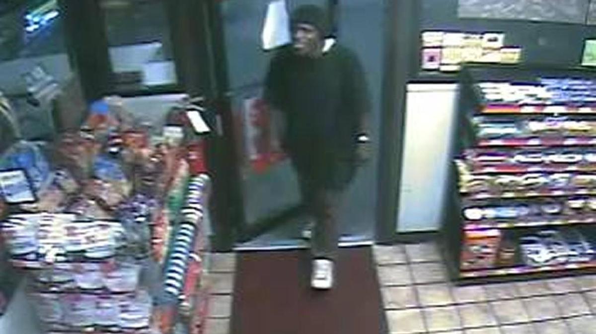 Wichita police are seeking this suspect in the robbery of a Presto store early Thursday morning.